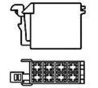 Boîtier femelle pour câble série J-P-T TE Connectivity 2-963217-1 Nbr total de pôles 16 Pas: 5 mm 1 pc(s)