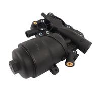 Boîtier Filtre À Huile Moteur Avec Thermostat Liquide Refroidissement, Pièces Rechange 059115389P Compatible Avec A6 A7 A8 Q5 Q7 2013 2014 2015 2016 Thermostat de liquide