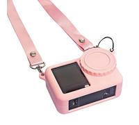 Boîtier flexible en silicone pour caméra Action 6, couleur, C | Coque de protection en silicone absorbant les chocs, étanche et résistante à la poussière, accès complet à tous les boutons