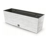Prosperplast Pot de fleurs FURU avec réserve d'eau 12 L blanc