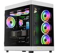 Boitier PC Grand Tour E-ATX Gamdias Neso P1 avec panneaux vitrés - Noir/Blanc