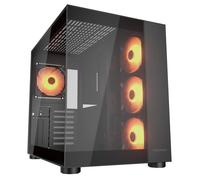Cougar Gaming – Boîtier PC FV150RGB – Mini-ITX/Micro-ATX/ATX, Double chambre, GPU 400 mm, ARGB(Noir)