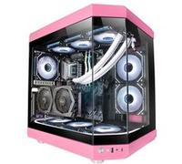 Mars Gaming MC-3T Moyenne Tour ATX Triple Verre Trempé 3x Emplacements PCI Verticaux USB-C 3.0 Rose