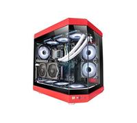 Boitier Moyen Tour ATX Mars Gaming MC-3T RGB avec panneaux vitrés (Rouge)