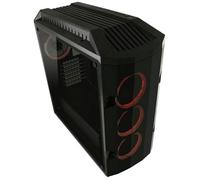 LC-Power 998B Midi Tower Noir, Transparent