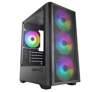 Boîtier Gaming Mars Gaming MC-VECTOR Micro-ATX et Mini-ITX 4x ventilateurs 120 mm verre trempé noir