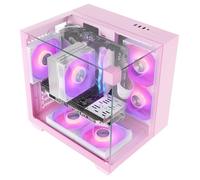 Boîtier Gaming - Mars Gaming - MC-VISIONM - MicroATX - Triple Verre Trempé - Refroidissement Liquide 240mm
