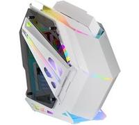 Boîtier Gaming RGB XXL ATX Mars Gaming MC-TITAN, Double Bande LED, Éclairage Frontal ARGB, Hub, Blanc G