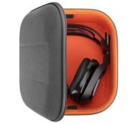 Boîtier Geekria Shield pour Casques Supra-Auriculaires Grand Format, étui de Voyage Rigide de Remplacement avec Rangement des câbles, Compatible avec Astro Gaming A50Gen4 (Microfibre Gris)