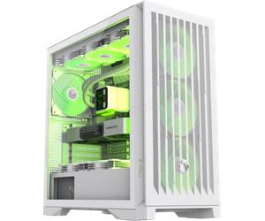 Boitier Grand Tour E-ATX Gamemax Leader 2 RGB avec panneau vitré (Blanc)