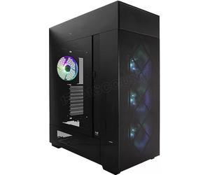 Boitier Grand Tour E-ATX InWin ModFree Deluxe RGB avec panneau vitré (Noir)