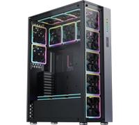 Boitier PC Grand Tour E-ATX Xigmatek Elysium II avec panneaux vitrés - Noir/Gris