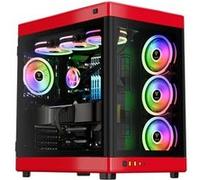 Boîtier grand tour Gamdias Neso P1 Noir/Rouge E-ATX avec panneaux vitrés G