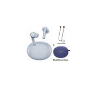 (Boîtier gris et bleu) Écouteurs sans fil Enco Air 2 Pro TWS Bluetooth 5.2 avec réduction de bruit active,