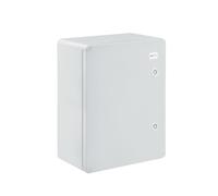 Boîtier hermétique en ABS pour équipement électrique avec plaque de montage galvanisée et système de verrouillage sécurisé (H 35 x L 25 P 15 cm)