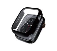 Boîtier hybride Crong pour Apple Watch 44 mm - Boîtier en verre (noir)
