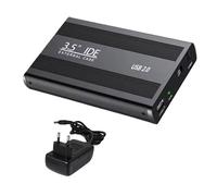 Boîtier IDE pour Disque Dur Externe 3,5 Pouces (HDD/SSD) avec Adaptateur USB et Alimentation (Prise UE)