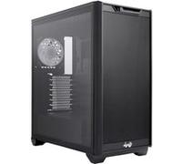 D5 E-ATX Châssis de Tour intermédiaire avec Panneau latéral en Verre trempé AN120 ARGB préinstallé Noir