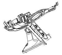 Boitier inférieur blanc (RS-RH5841) Aspirateur ROWENTA