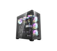 Boîtier informatique - DARKFLASH - DS900 - 7 ventilateurs ARGB - Compatibilité ATX - Noir