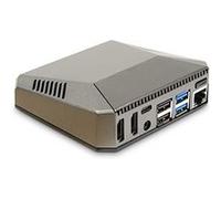 Inter-Tech Emplacement 88887361 en aluminium pour Raspberry Pi Gris 105 x 95 x 33 mm