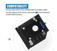 Boîtier interne pour ordinateur portable SATA3.0 HDD, support de disque dur CD-ROM pour Acer