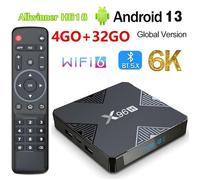 Boitier iptv Android 13 TV Box Allwinner H618 boitier multimedia -4GB+32GB-Quad-core, 64 Bit 6K HDR H.265 VP92.4G/5G