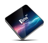Boitier iptv TV98 H313 TV Box, Lecteur Multimédia de Diffusion en continu Smart Android 12, 2GO RAM 16GO ROM, boitier IPTV, WiFi