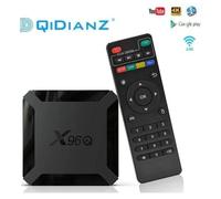 Boitier iptv X96Q Android 10.0 TV BOX,4KHD,WIFI Lecteur Multimédia,2 Go+16 Go,Google Store