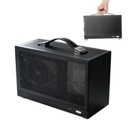 Boîtier ITX,ITX Petite valise en aluum | Boîtier de jeu pour ordinateur de bureau portable épaissi avec châssis vide [video game] [video game]