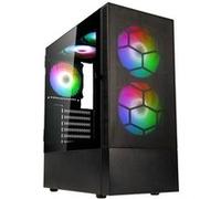Tour midi Kolink Kolink Observatory MX Mesh ARGB Midi Tower Case - Black Boîtier PC, Boîtier, Boîtier gaming noir