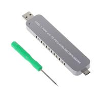 boîtier M.2 SSD vers USB 3.1, adaptateur de Type C et Type A, convertisseur pour SSD PCI-e (clé M)