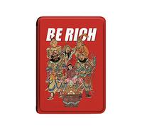 Boîtier Magnétique Simple Face Pour 7 » Kindle Oasis Ereader Pour Kindle Oasis 3/2 (9Th/10Th Generation) Auto Sleep/Wake Cover, Five Roads God Of Wealth Chinese God Of Wealth Lord,Red,Oasis 2017