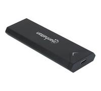 Manhattan Boîtier SSD M.2 130530 – NVMe USB‑C (USB 3.2 Gen2, UASP) Aluminium Noir