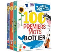 Boitier - Mes 100 premiers mots - 3 livres de mots - Anne Paradis - Crackboom - Coffret - Document jeunesse