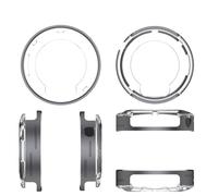 Boîtier métallique avec Lunette pour CMF by Nothing Watch Pro 3 Montre connectée Résistance aux Rayures et aux Chocs Protection intégrale Anneau de Remplacement pour boîtier Rigide (Gris)