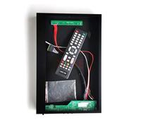 Boîtier Métallique Et Carte Pilote For B156XW02/B156XW03/B156XW04, Kit De Bricolage, Signal Analogique TV, USB, AV, HDMI, VGA, Panneau 15,6" 1366 X 768 LVDS 40 Broches(B156XW04 V1 and Case)