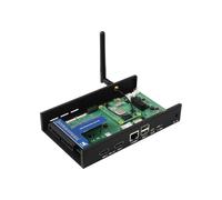 Boîtier métallique pour carte IO Raspberry Pi Compute Module 4 officielle avec dissipateur thermique, SKU : 19195