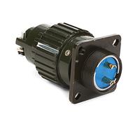 Boîtier métallique Y2M-2TK connecteur circulaire 2 broches femelle et mâle en aluminium noir