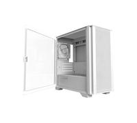 Montech Boîtier Micro-ATX Air 100 Lite – minimaliste, ventilateurs silencieux, panneau vitré – Blanc