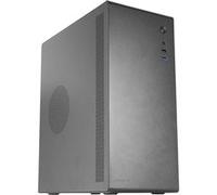 Mars Gaming Tacens NOVAX550BR, Micro-ATX PC-Gehäuse + Netzteil 550W 80Plus Bronze 230V, Vollmetall-Design, 1x 80mm Lüfter Hinten, Mini-Tower mit Großer Interner Kapazität, Schwarz