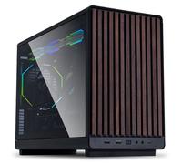 Lian Li Boîtier Micro ATX A3 Wood Edition Noir – Compatible M-ATX/ITX – 4 emplacements d'extension