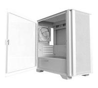 Montech Air 100 Lite Micro-ATX Tour avec Deux Ventilateurs Silencieux pré-installés, Design Ultra Minimaliste, Panneau Avant en Maille Fine, Flux d'air élevé, Verre trempé pivotant latéral Unique,