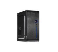 Boîtier Midi ATX AK939BL 2x USB 2.0 noir sans alimentation