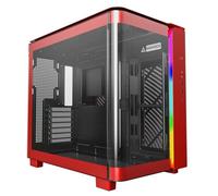 Tour midi MONTECH KING 95 Tempered Glass ARGB Boîtier PC rouge