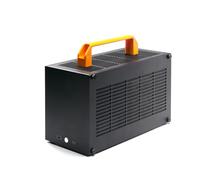 Boîtier Mini ITX SGPC K49-BL | 8.3L SFF | GPU ≤300mm | CPU Cooler ≤69mm | Alimentation SFX | USB 3.0 & Type-C Avant | Panneau Acrylique & Poignées Incluses(Noir, 8.3L)