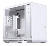 Micro-tour Jonsbo Jonsbo U4 Mini Micro-ATX-Gehäuse, Tempered Glass - weiß Boîtier, Boîtier gaming, Boîtier PC blanc
