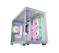 Fortron Boîtier PC S380-WA Micro-ATX/Mini-ITX Montage sans outil Blanc