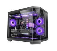 Boitier Mini Tour Micro ATX Mars Gaming MC-3TCorem avec panneaux vitrés (Noir)