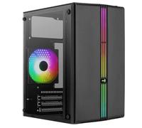 Boîtier Mini Tour Micro ATX - Aerocool - Evo Mini RGB - Panneau Vitré - Noir - Compact